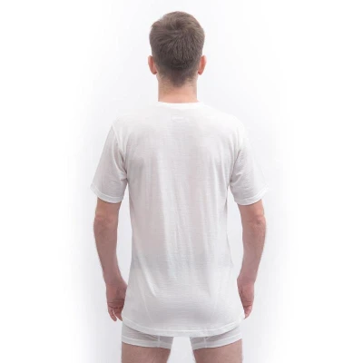 SENSOR Merino Cordura pánské bílé triko kr.rukáv