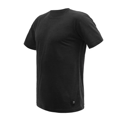 SENSOR Merino Cordura pánské černé triko kr.rukáv SENSOR Merino Cordura pánské černé triko kr.rukáv
