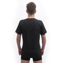 SENSOR Merino Cordura pánské černé triko kr.rukáv