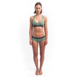 SENSOR Merino Df dámská podprsenka Basil Green