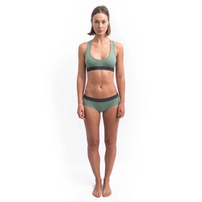SENSOR Merino Df dámská podprsenka Basil Green