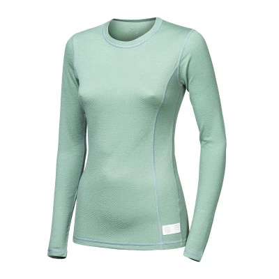 SENSOR Merino Df Basil Green dámske tričko
