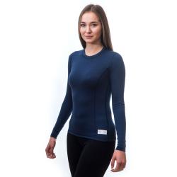 SENSOR Merino Df Deep Blue dámské tričko