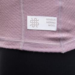 SENSOR Merino Df mystic violet dámske tričko