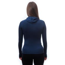 Sensor Merino Df Deep Blue dámské funkční tričko