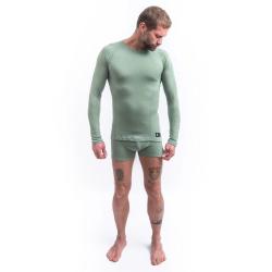 SENSOR Merino Df Basil Green pánské tričko