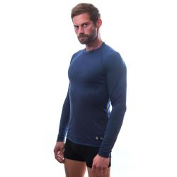 Sensor Merino Df Deep Blue pánské funkční tričko