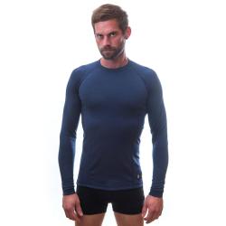 Sensor Merino Df Deep Blue pánské funkční tričko