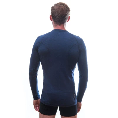 Sensor Merino Df Deep Blue pánské funkční tričko