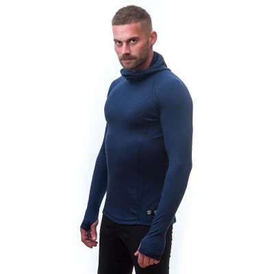Sensor Merino Df Deep Blue pánské funkční tričko