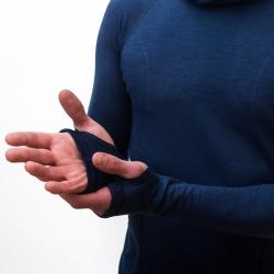 Sensor Merino Df Deep Blue pánské funkční tričko