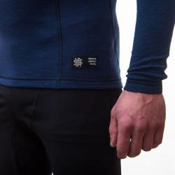 Sensor Merino Df Deep Blue pánské funkční tričko