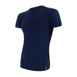 Sensor Merino Df Kr.rukáv Deep Blu funkční triko