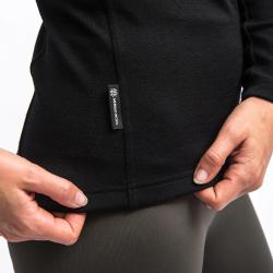 SENSOR Merino Extreme Up Dámská černá mikina