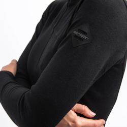 SENSOR Merino Extreme Up Dámská černá mikina