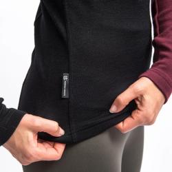 SENSOR Merino Extreme Up dámská mikina černá/port red