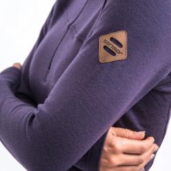 SENSOR Merino Extreme Up dámská mikina Grape Purple