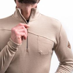 SENSOR Merino Extreme Up Pánská mikina Almond Beige