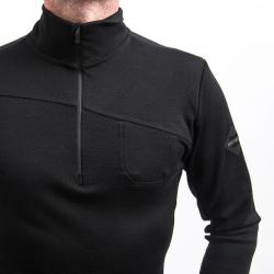SENSOR Merino Extreme Up pánska mikina čierna