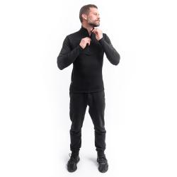 SENSOR Merino Extreme Up pánska mikina čierna