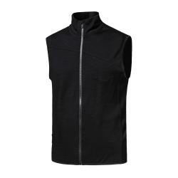 SENSOR Merino Extreme Up Pánska čierna vesta SENSOR Merino Extreme Up Pánska čierna vesta