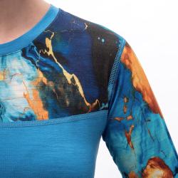 SENSOR Merino Impress Modrá/universe dámské tričko