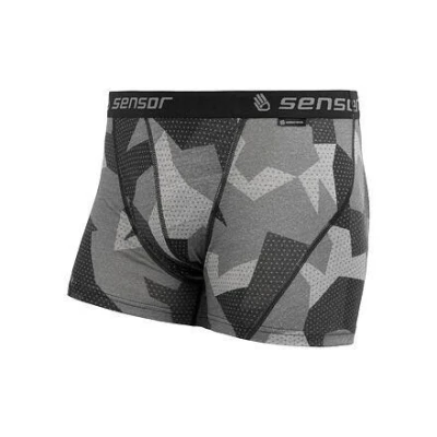 Sensor Merino Impress Pánské Trenky Černá/camo POUZE XXL (VÝPRODEJ) Sensor Merino Impress Pánské Trenky Černá/camo POUZE XXL (VÝPRODEJ)