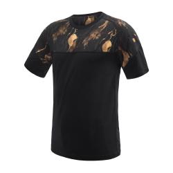 SENSOR Merino Impress pánske tričko kr.rukáv čierna/cosmos