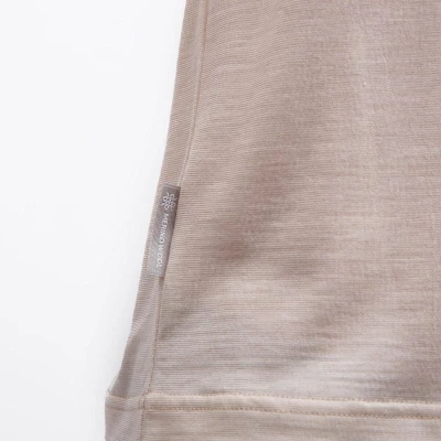 SENSOR Merino Lite dámské triko bez rukávu Mottled Beige