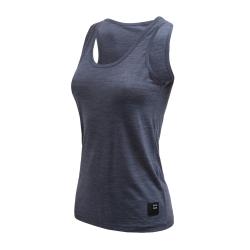 SENSOR Merino Lite dámské triko bez rukávu Mottled Blue