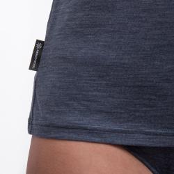 SENSOR Merino Lite dámské triko bez rukávu Mottled Blue