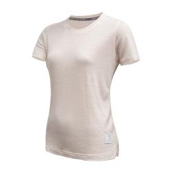 SENSOR Merino Lite dámské triko kr.rukáv Mottled Beige