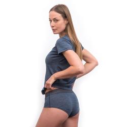 SENSOR Merino Lite dámské triko kr.rukáv Mottled Blue