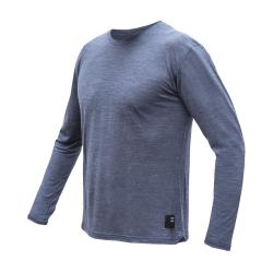 SENSOR Merino Lite Mottled Blue pánske tričko