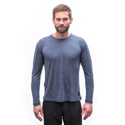 SENSOR Merino Lite Mottled Blue pánské tričko