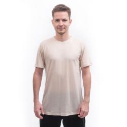 SENSOR Merino Lite Mottled Beige pánské tričko
