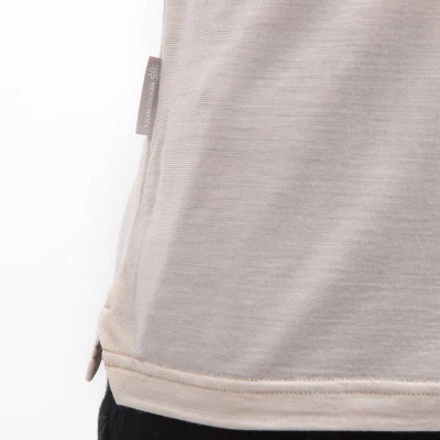 SENSOR Merino Lite Mottled Beige pánské tričko