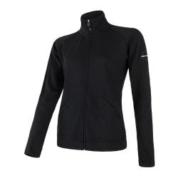 Sensor Merino Upper Celozip Černá dámská mikina Sensor Merino Upper Celozip Černá dámská mikina