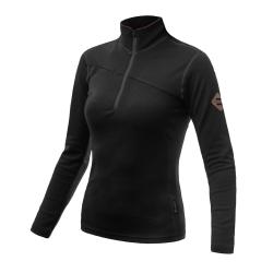 Sensor Merino Upper Černá dámská mikina Sensor Merino Upper Černá dámská mikina