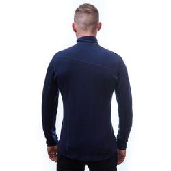 Sensor Merino Upper Deep Blue pánská mikina POUZE L (VÝPRODEJ)