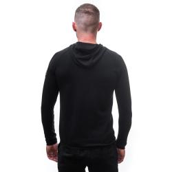 Sensor Merino Upper Rj Černá pánská mikina