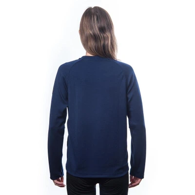 SENSOR Merino Upper Traveller dámská mikina Deep Blue