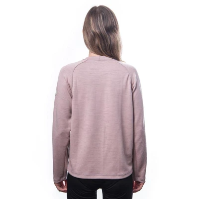 SENSOR Merino Upper Traveller dámská mikina Dusty Pink
