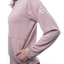 SENSOR Merino Upper Traveller dámská mikina Dusty Pink