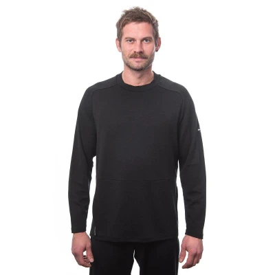 SENSOR Merino Upper Traveller pánská černá mikina