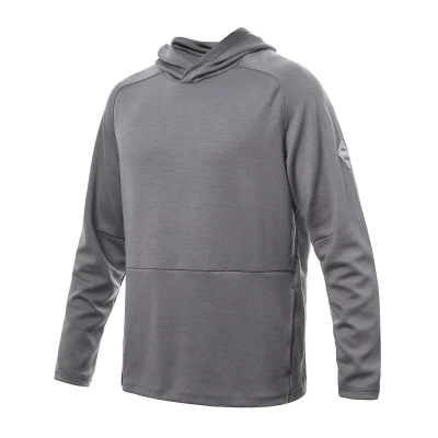 SENSOR Merino Upper Traveller pánská mikina šedá s kapucí SENSOR Merino Upper Traveller pánská mikina šedá s kapucí