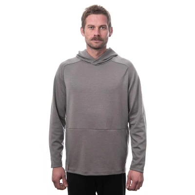 SENSOR Merino Upper Traveller pánská mikina šedá s kapucí