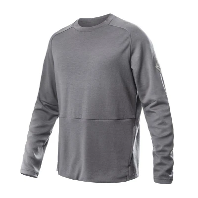 SENSOR Merino Upper Traveller pánská šedá mikina SENSOR Merino Upper Traveller pánská šedá mikina