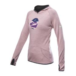 SENSOR Merino Upper Triglav dámská mikina klokanka Dusty Pink SENSOR Merino Upper Triglav dámská mikina klokanka Dusty Pink