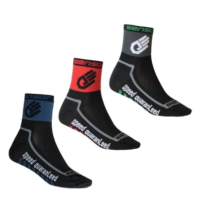 SENSOR 3-pack Race Lite Hand ponožky Černá, Červená, Tm.modrá SENSOR 3-pack Race Lite Hand ponožky Černá, Červená, Tm.modrá